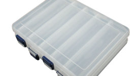 Yoshikawa Saltwater Fishing Tackle Lure Box Large 12 Compartments White Double-side