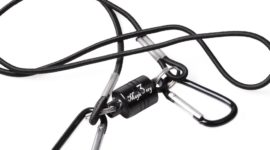 Yoshikawa Fly Fishing Magnetic Landing Net Release Black 2ft Min 4ft Max 4 Kg