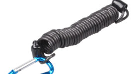 Retractable Braided Steel Landyard Coiled Heavy Duty Rod Accessory Pliers Safe Storage (35-2/5" Max)