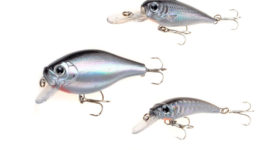 Fishing Lure Crankbaits Minnow Shad Mix Style Black Silver (Pack of 5)