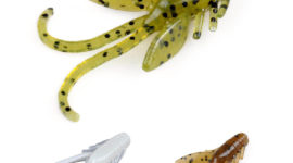 Yoshikawa Fishing Soft Lure Baby Craw Bug 40mm Crayfish Nymph Ultra Light Watermelon (Pack of 12)