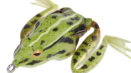 Yoshikawa Fishing Hollow Body Frog Topwater Soft Plastic Bait Silicone Rubber Lure 16g Twin Hooks 6/0 Walk the Dog Bass