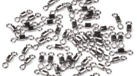 Yoshikawa Fishing Rolling Swivel #1 104Lbs Connector Hook Link(pack of 50)